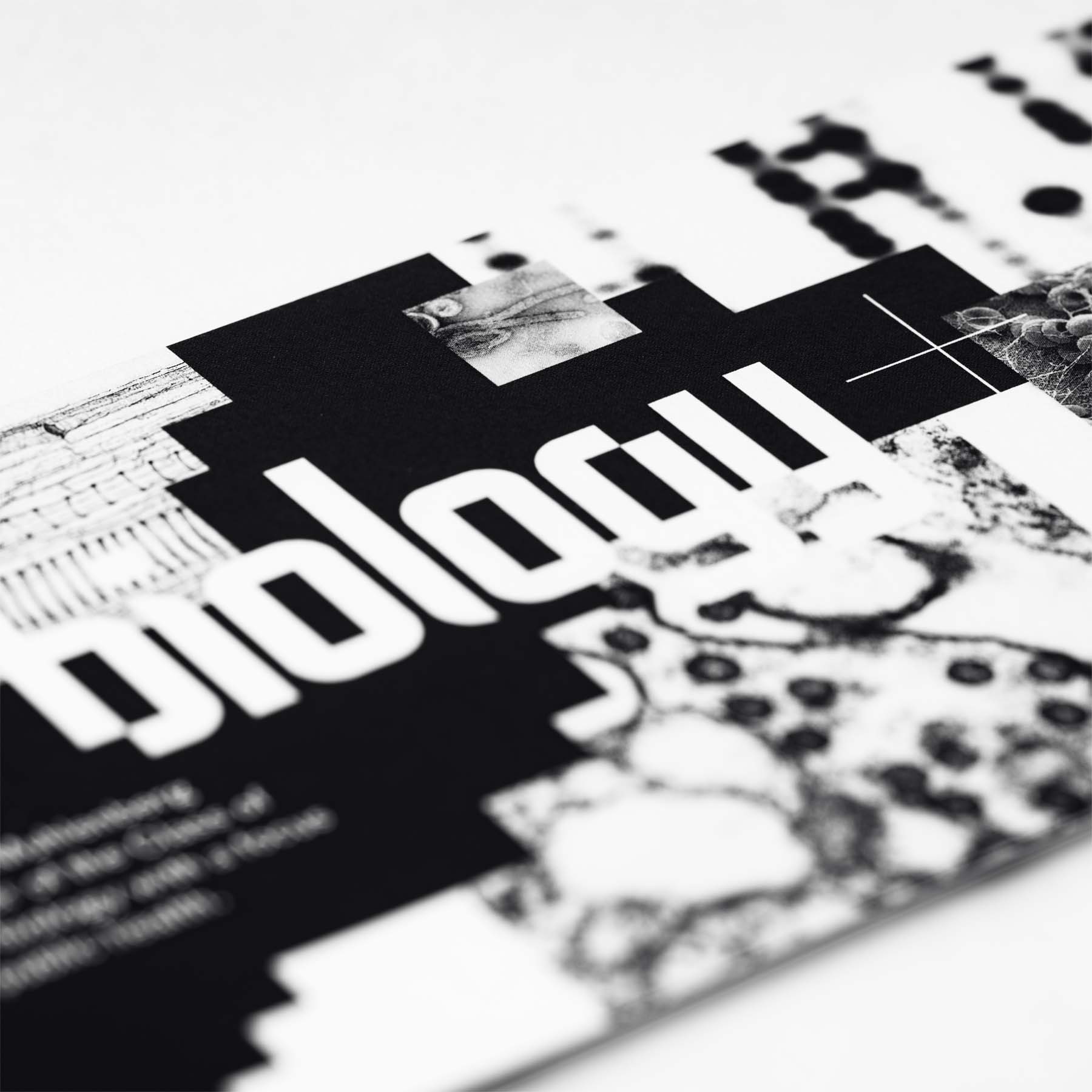 Custom letterforms for students intended major in 'biology' at university the next year.